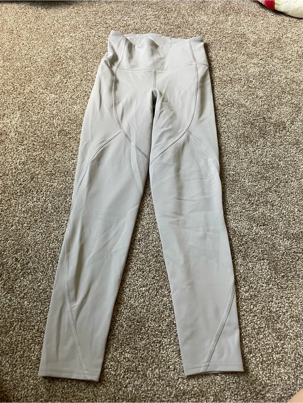 Lululemon Fast & Free High-Rise 25” Leggings Light Gray Size 4